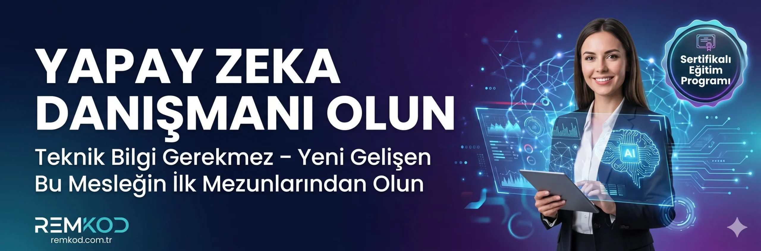 yapay zeka danışmanı olmak için yapay zeka danışmanlığı kursuna bakın